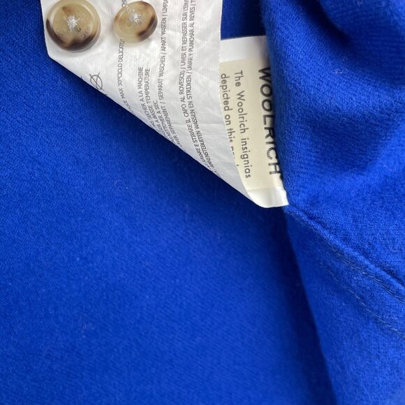 Woolrich Shirt Mens L Royal Blue Long Sleeve Button Front Pocket Archive WX0005 - Picture 8 of 8